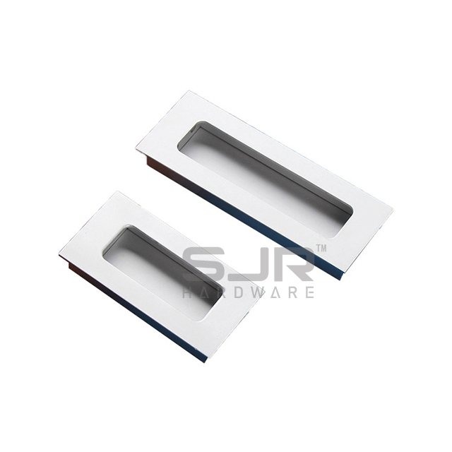 Rectangular Recessed Sliding Kitchen Closet Wardrobe Handles 818